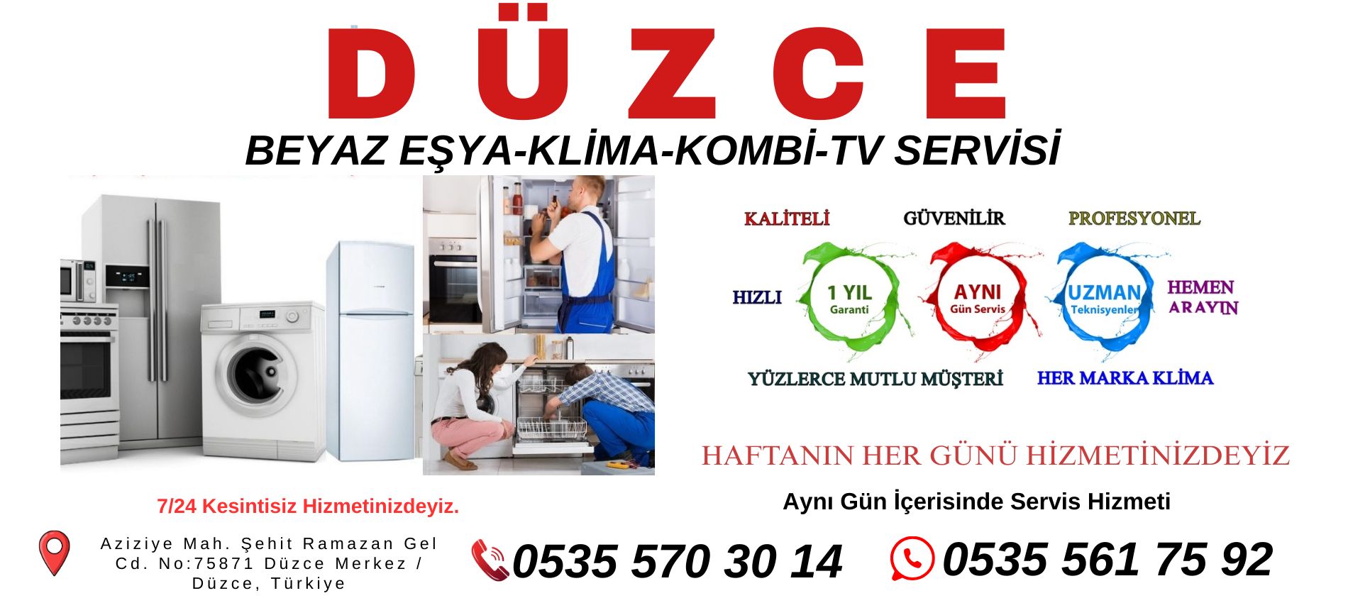 Düzce Beyaz Eşya
